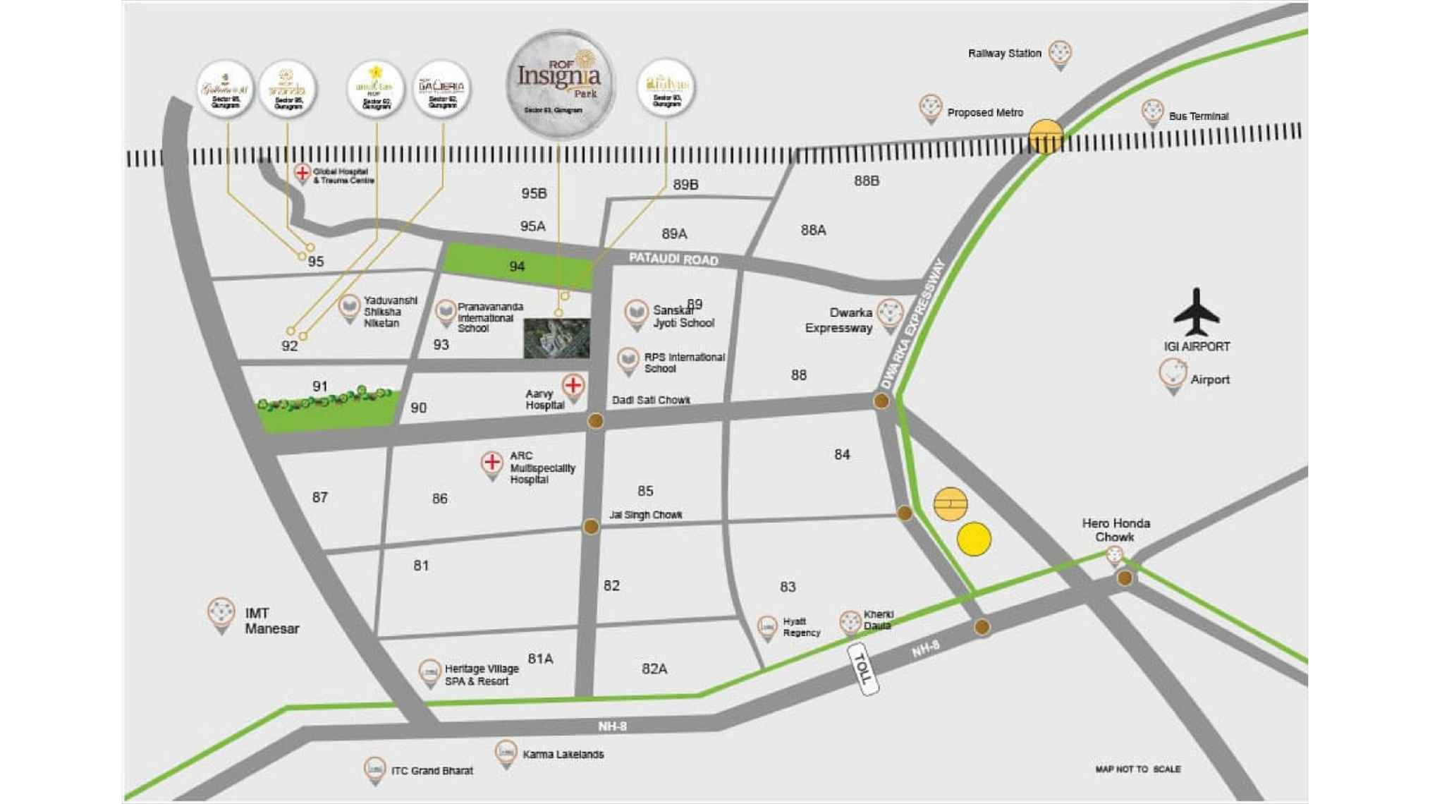 ROF Insignia Mart / Commercial Project / Sector 93 / Gurgaon